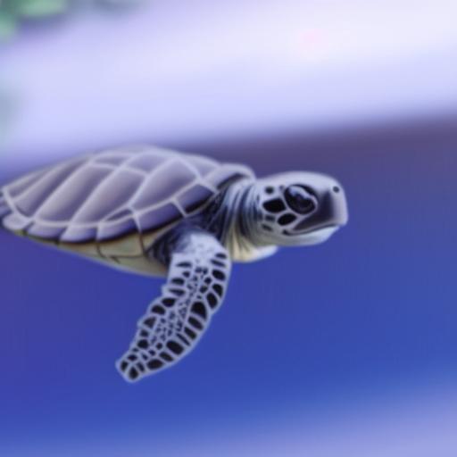 "photo of a turtle" generated with Stable Diffusion